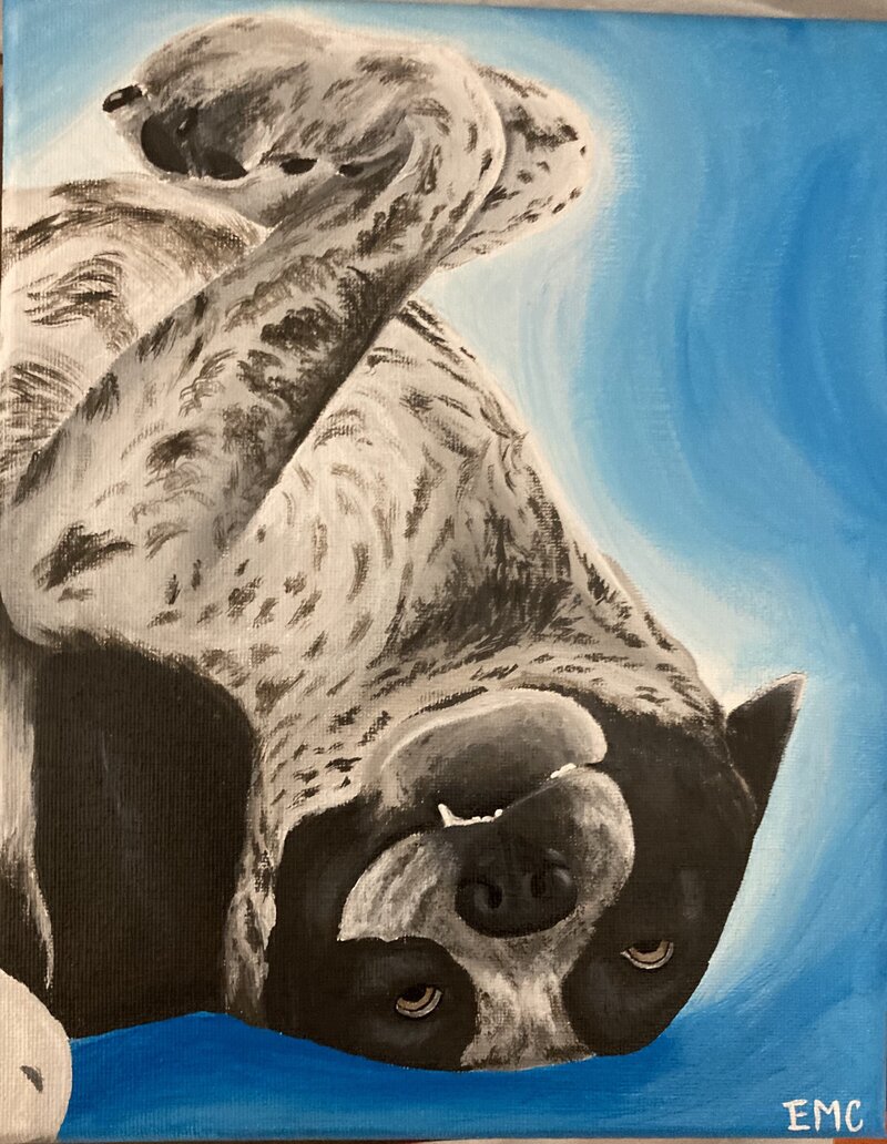 Goofy dog commission