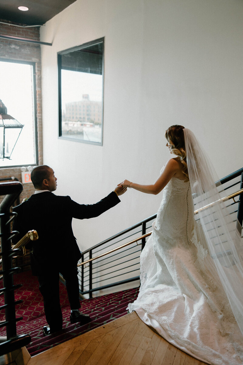 Eileen & Jonathan - Liberty Warehouse - Newlywed Portraits 079