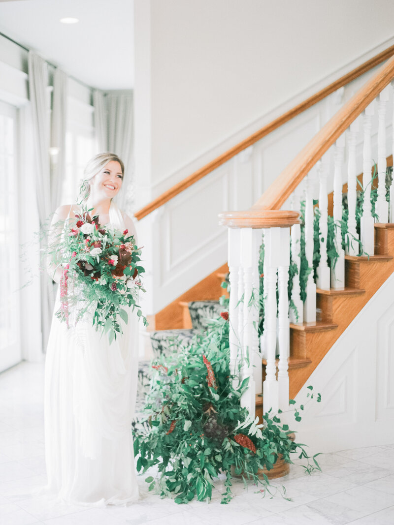 summer wedding photographer at a winery in northern michigan