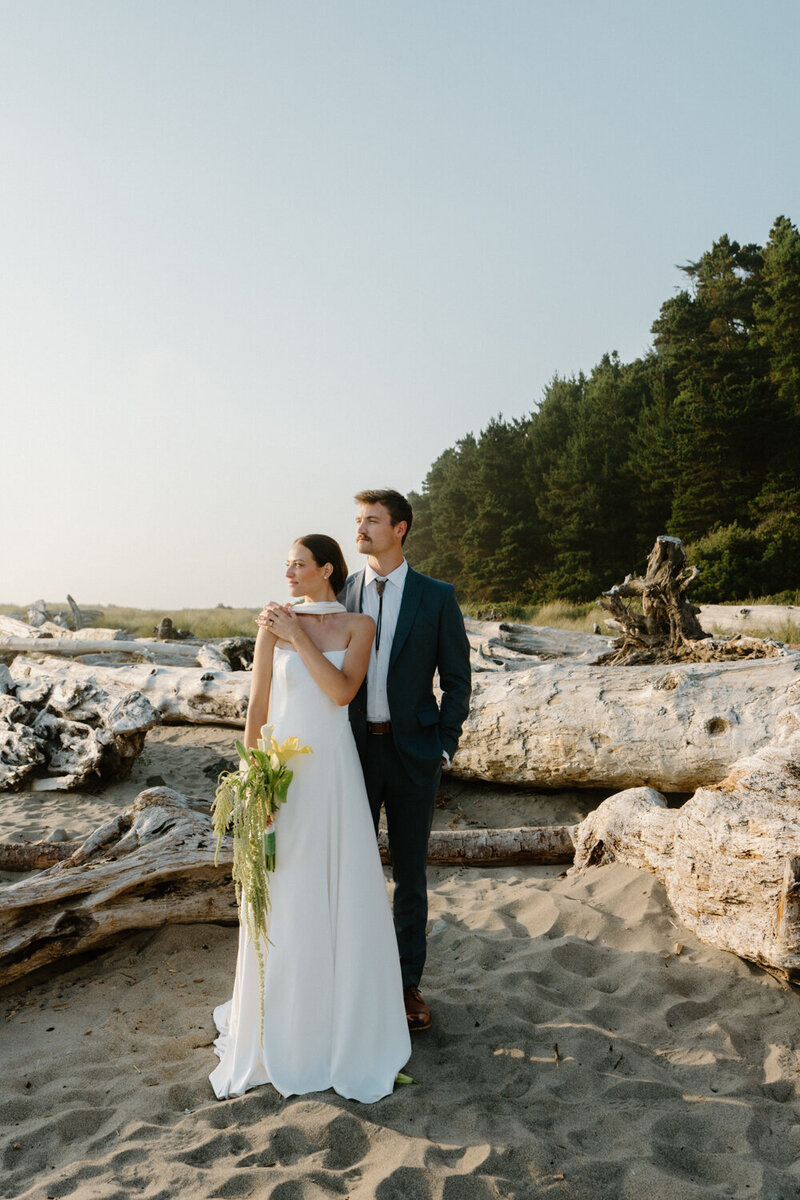An Oregon Coast elopement at Cannon Beach