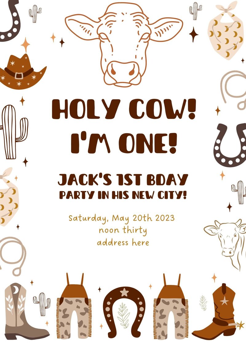 Holy Cow, Jack's One!