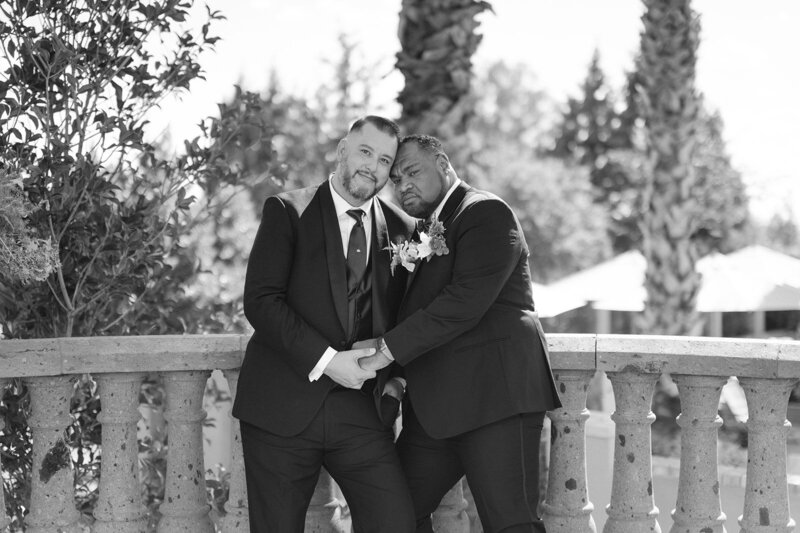 Groom and Groom Wedding Portrait