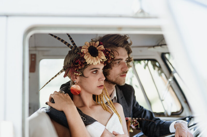 Lauren-Ashley-Studios-Chicago-Wedding-Photographer-Sunflower-Bus-artful-blooms-indiana