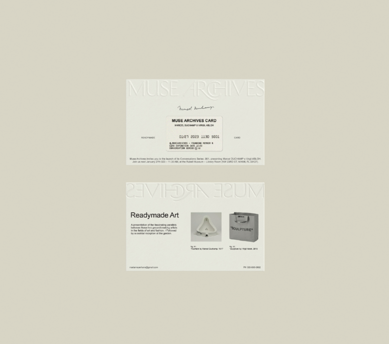Rubell Muse Archives Invitation