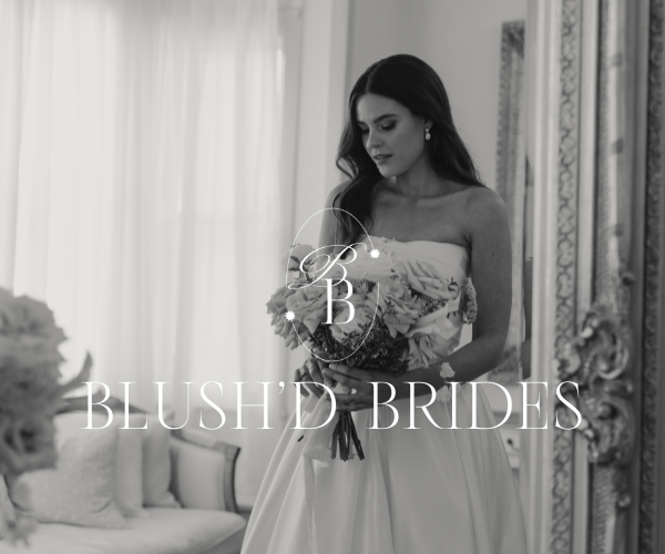 bride with neutral glam makeup and soft waves