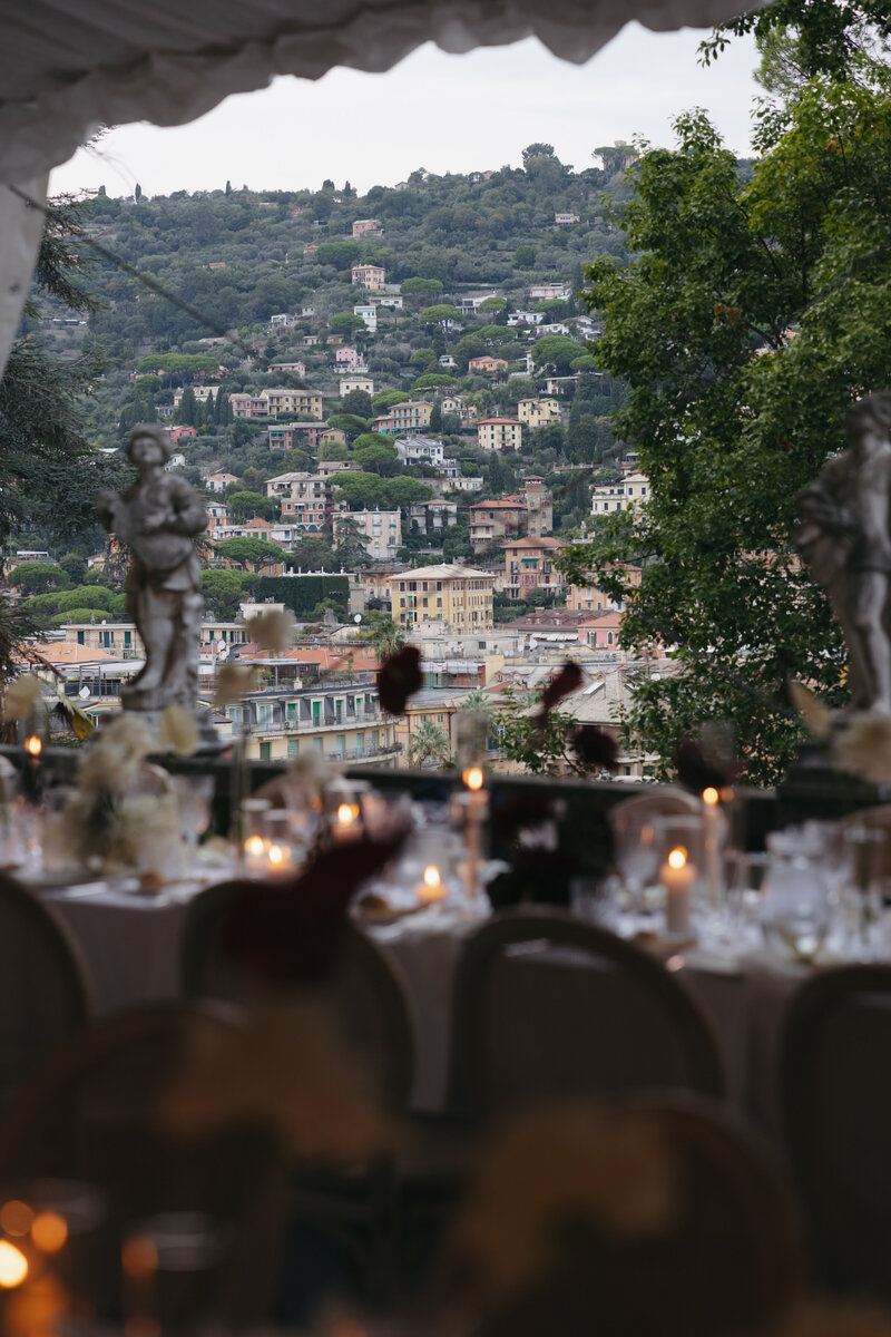 Luxury editorial destination wedding at Villa Durazzo in Santa Margherita, Italy | Cacie Carroll Photography | West Coast and Destination Wedding Photography