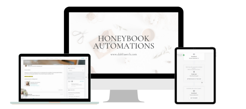 Honeybook Automations tutorial course