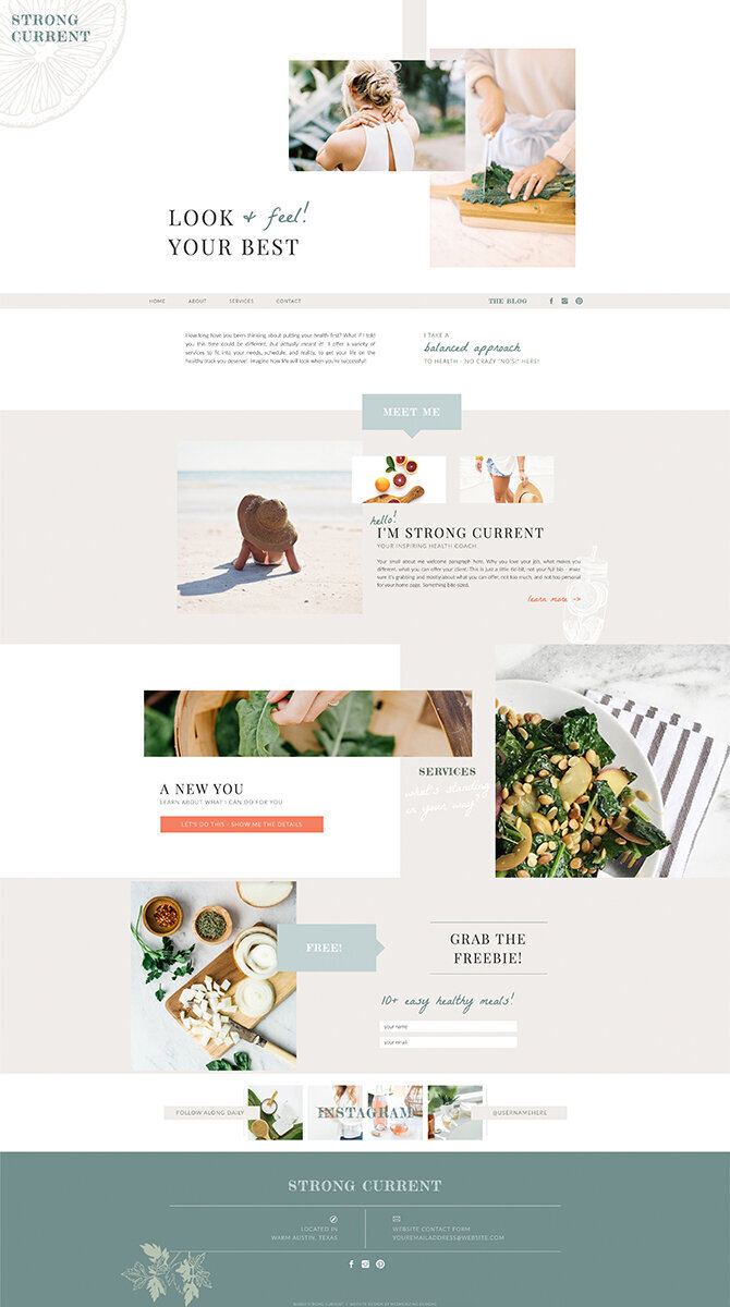 Showit Website Template Customization