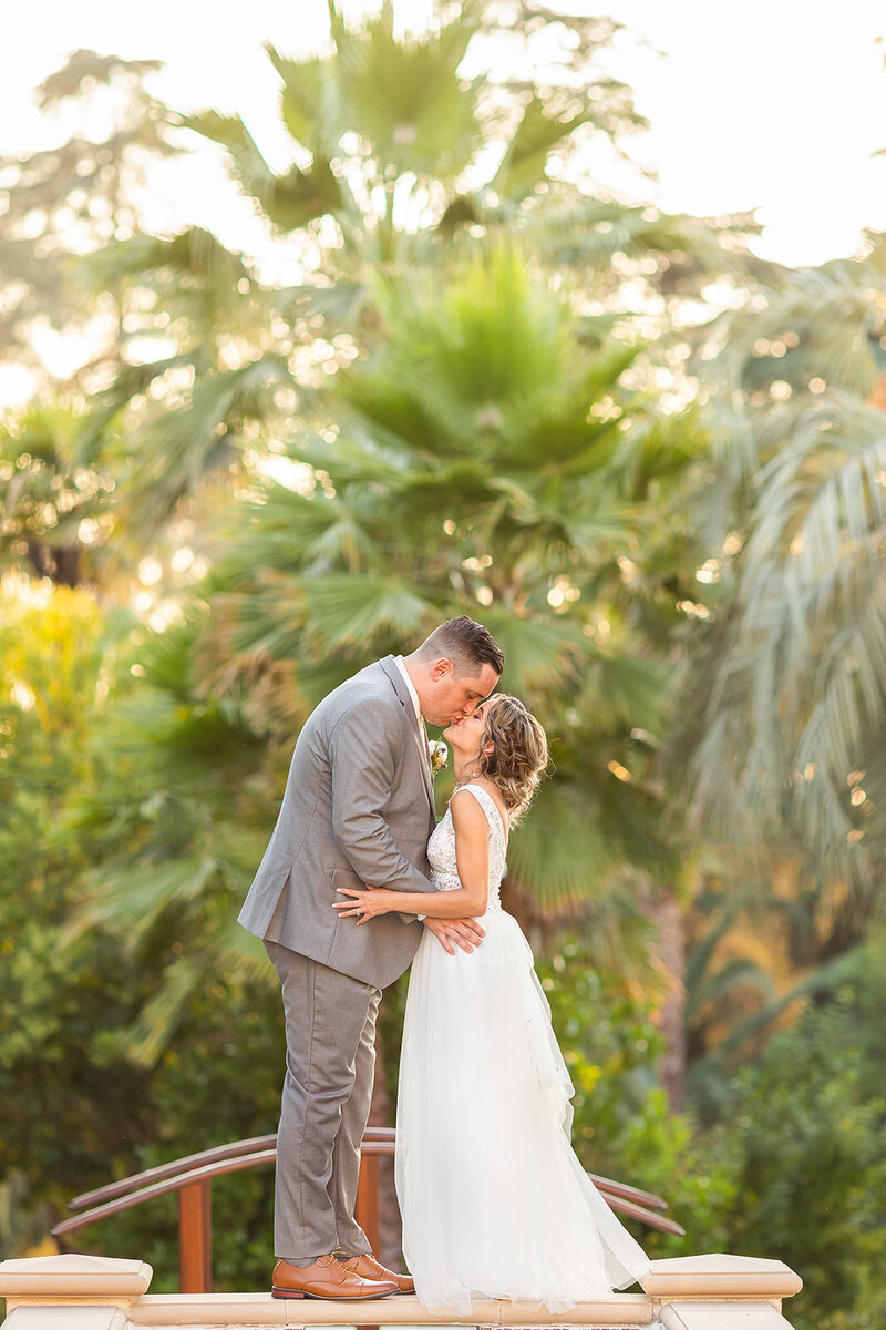 Couples husband and wife portraits at wedding at Heritage Palms in Indio, CA