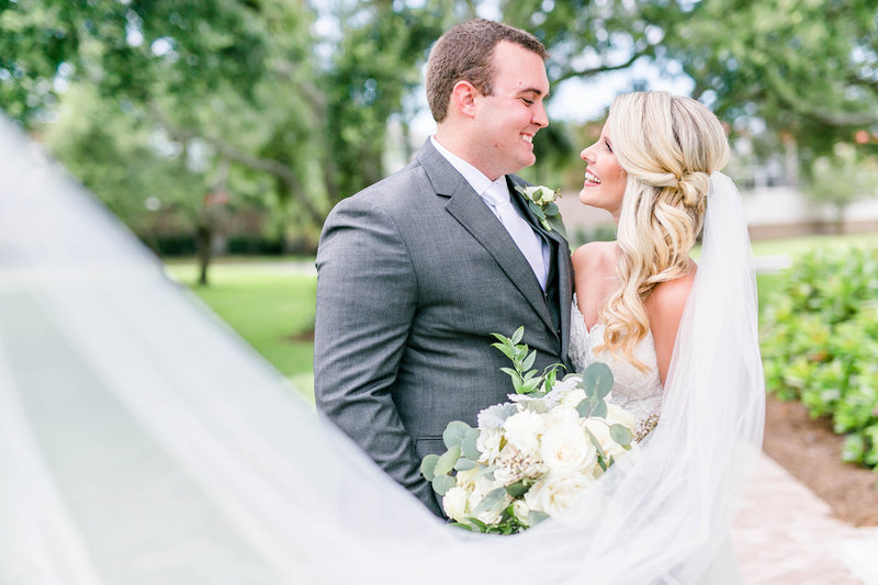 Tampa Wedding Planner. Bride and Groom portraits. Romantic Wedding. Harborside Chapel. Tampa Wedding Photographer.