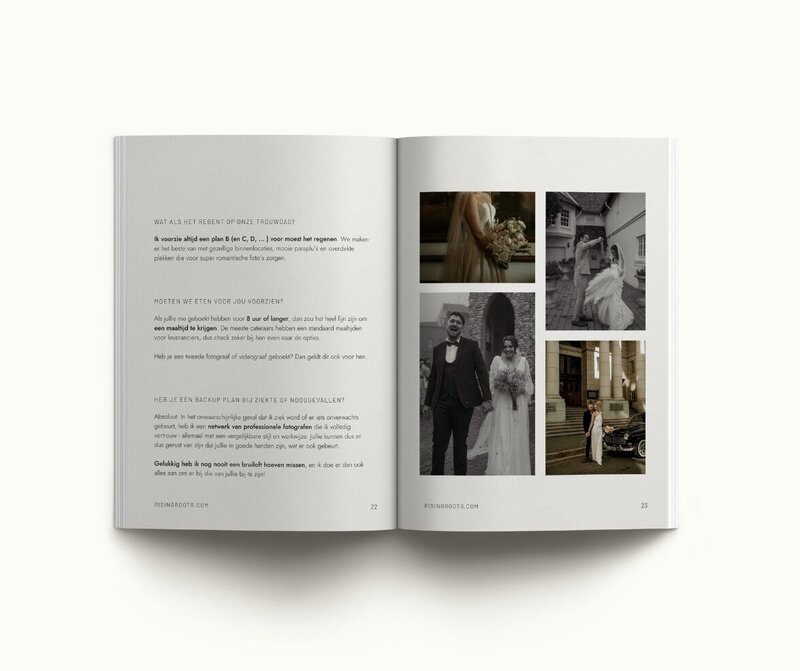 Brochure template voor fotografen Rising Roots 14