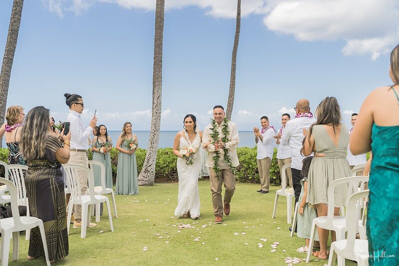 Paradise Cove Luau Oahu  Wedding Venue Lawn