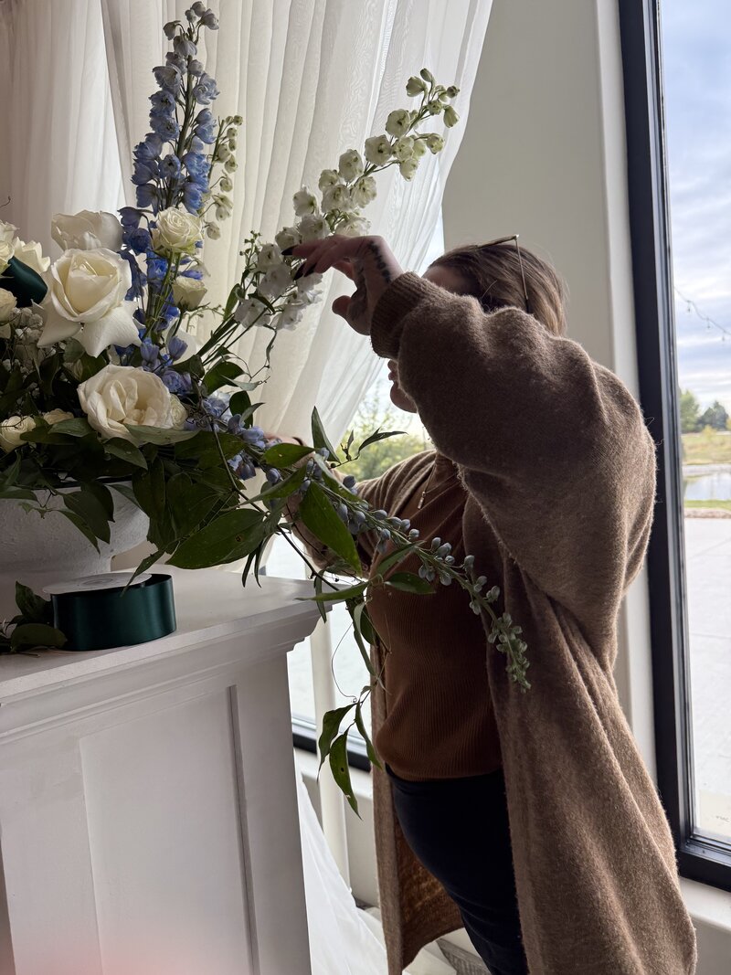 Bailey Young owner of Bold Blooms Design Co located in Coeur D'Alene Idaho.