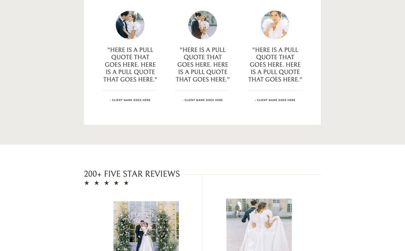 Showit Design Library - Showit Canvases for Showit Users and Showit Designers - With Grace and Gold - Best Showit Designer - 10