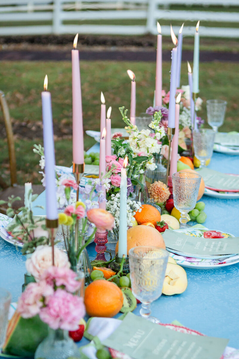 Whimsical tablescape Wake Forest, North Carolina