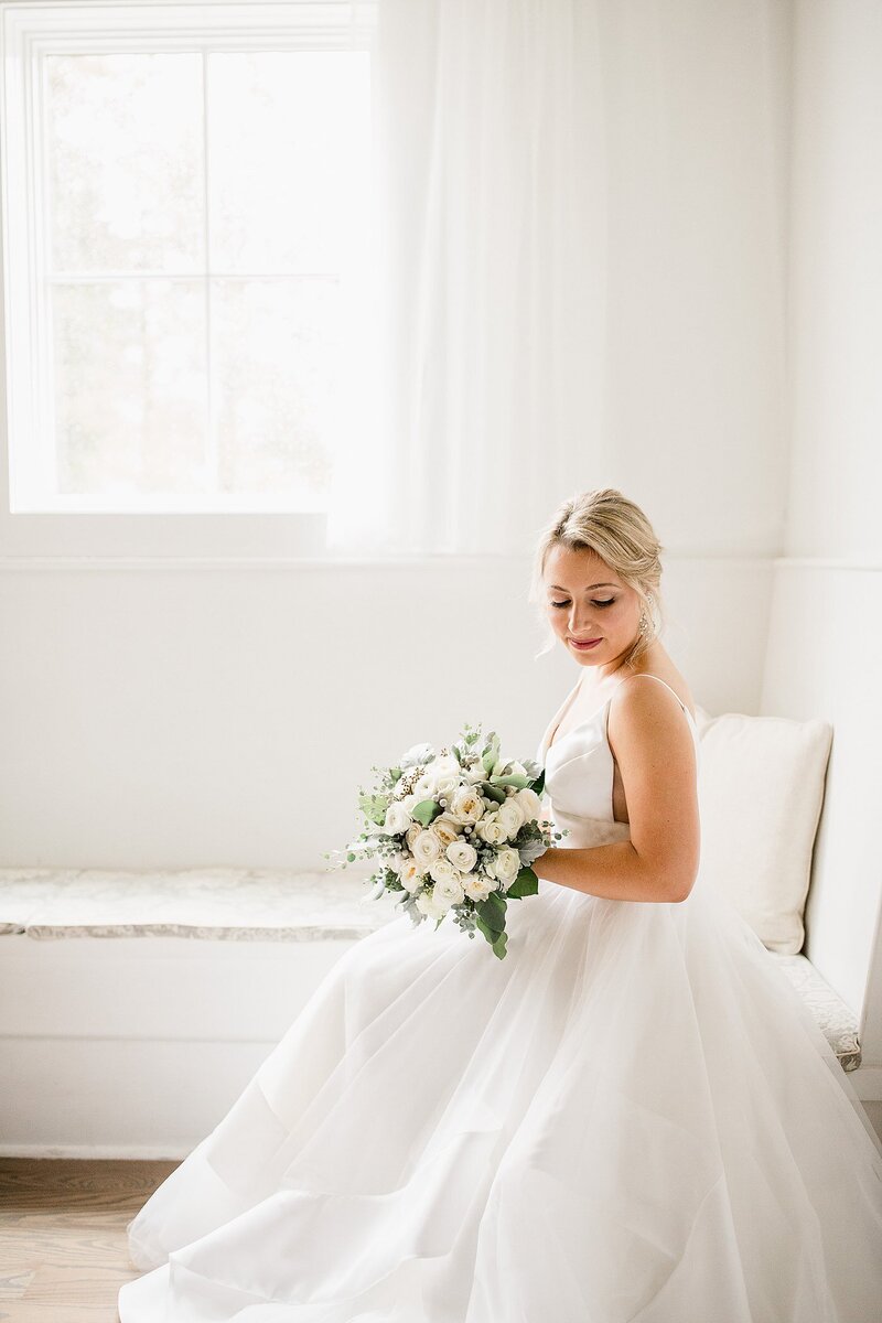 Formal bridal portrait by Knoxville Wedding Photographer Amanda May Photos