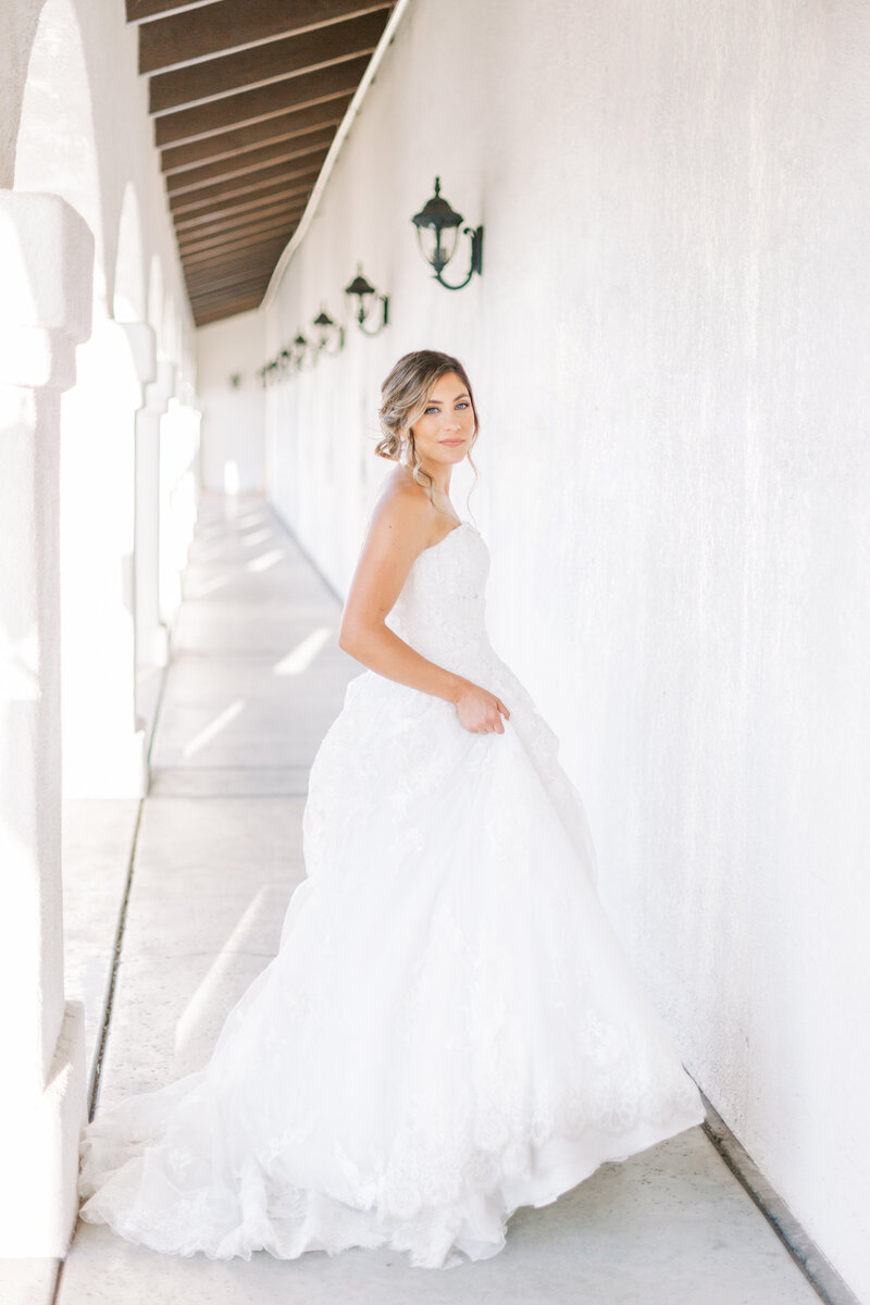 bride portrait at temecula winery
