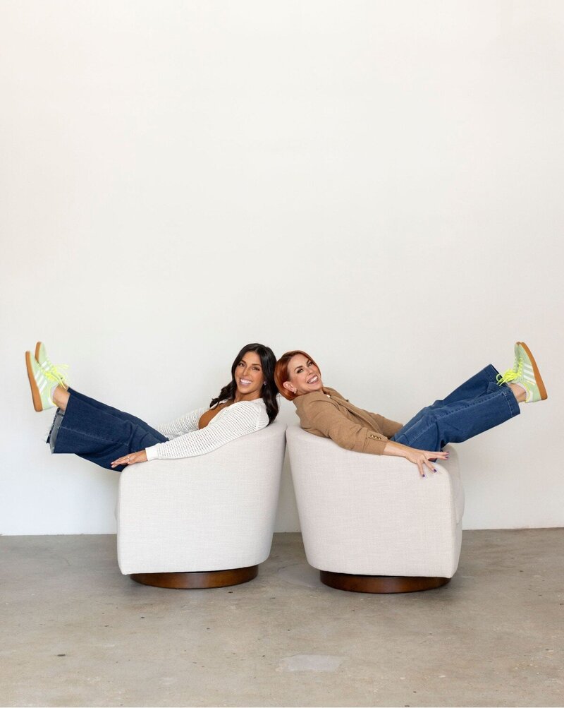 Lorna and Victoria in Chairs