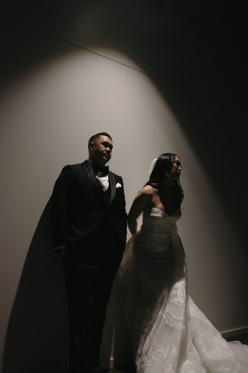 Luxury cinematic wedding couple portraits, moody storytelling wedding portraits, destination wedding photographer, moody and ambient wedding photography, destination wedding portraits