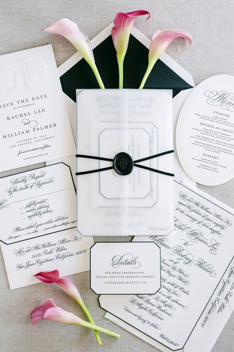 Engraved-Wedding-Invitations-Black-And-White