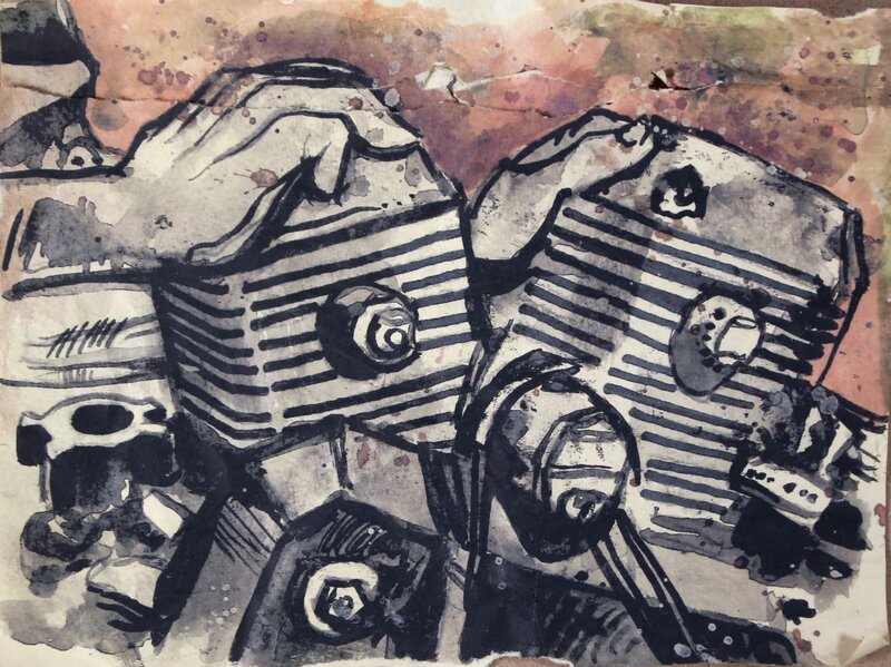 Brent Ray Fraser Paintings - The 100 TV Show 2018 - 47