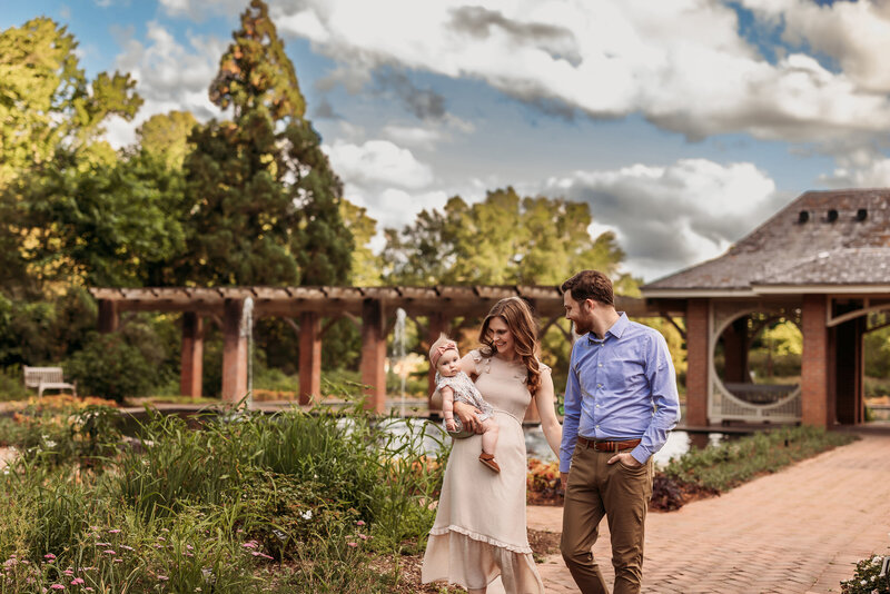 Huntsville AL Madison County Family Photography Session Huntsville Botanical Gardens