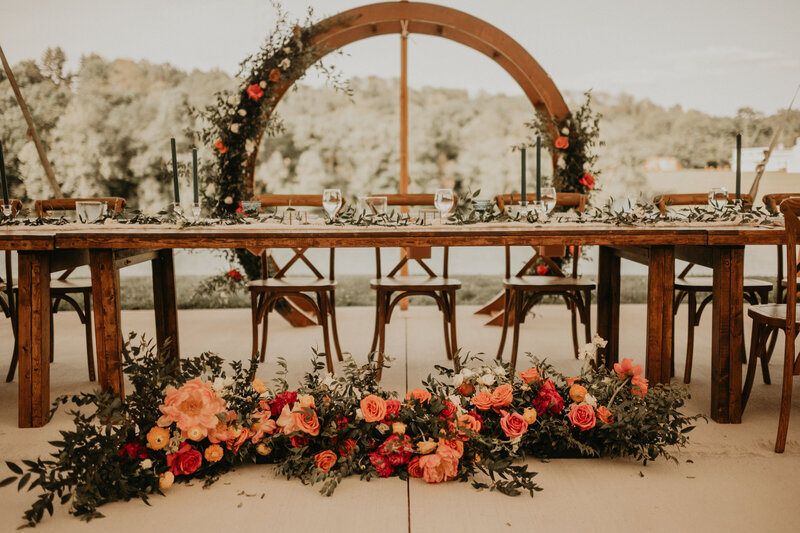 bridal couple table