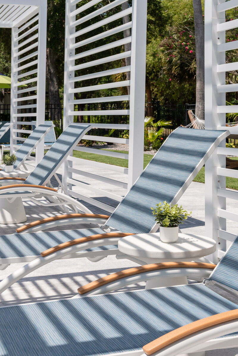 outdoor lounge furniture designed by Gracious Home Interiors in Waxhaw, NC