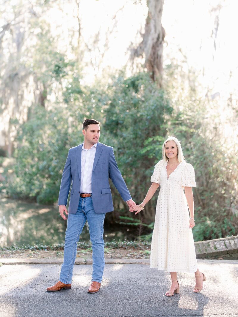 Myrtle Beach Engagement Photography at the Abbey in Pawleys Island, SC