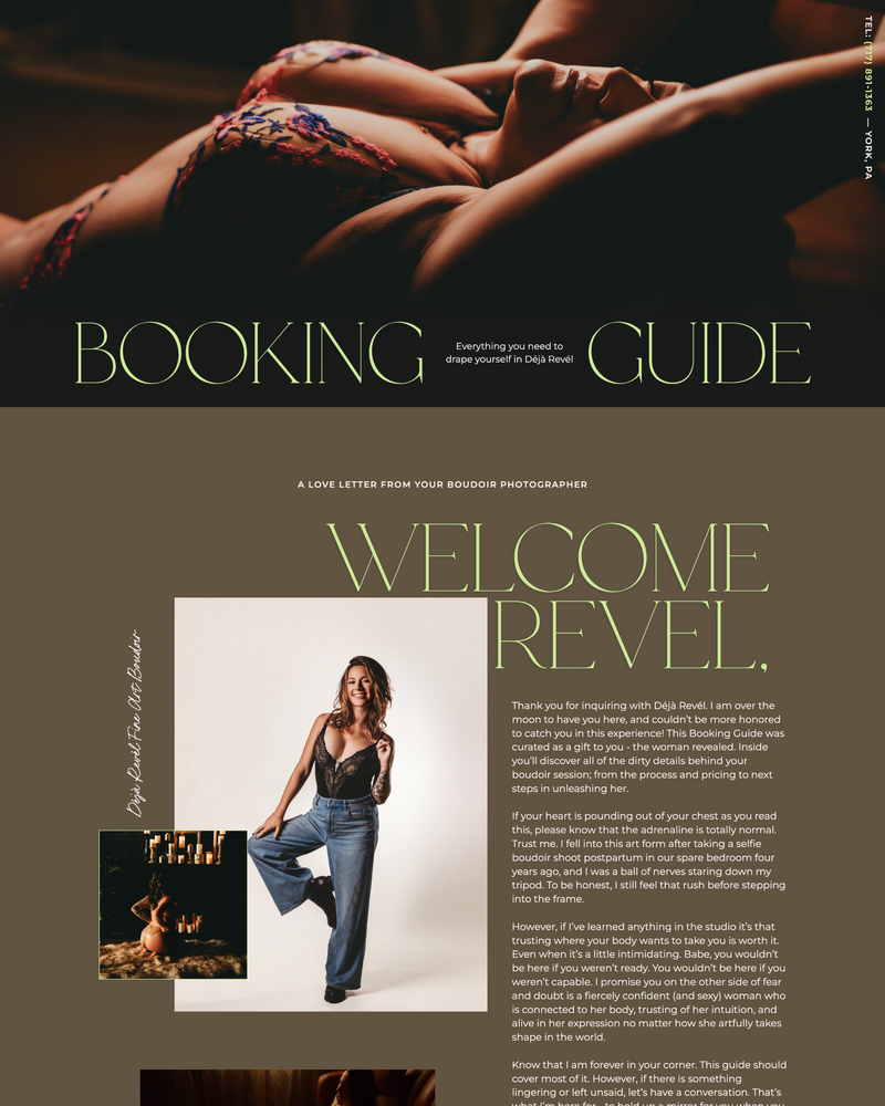 Deja Revel Booking Guide Welcome (2) Deja Revel Fine Art Boudoir