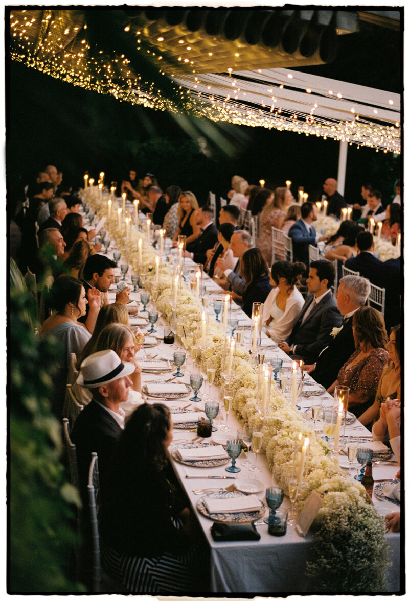 35mm film photo capturing the vibe at a sorrento wedding