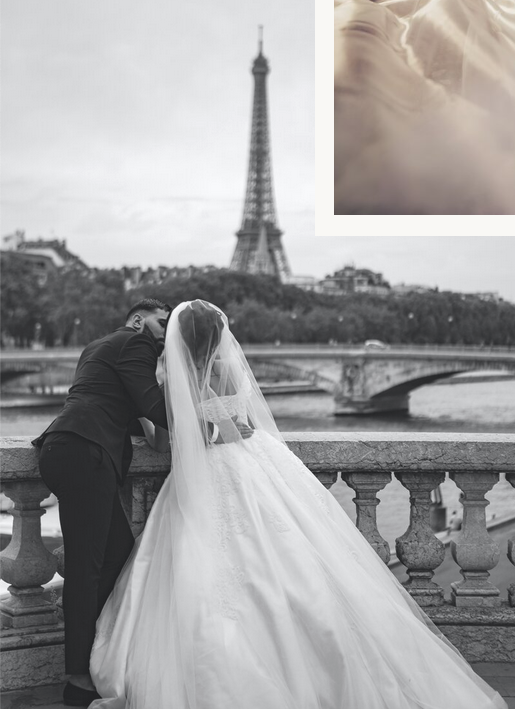 Wedding photograph take in Paris