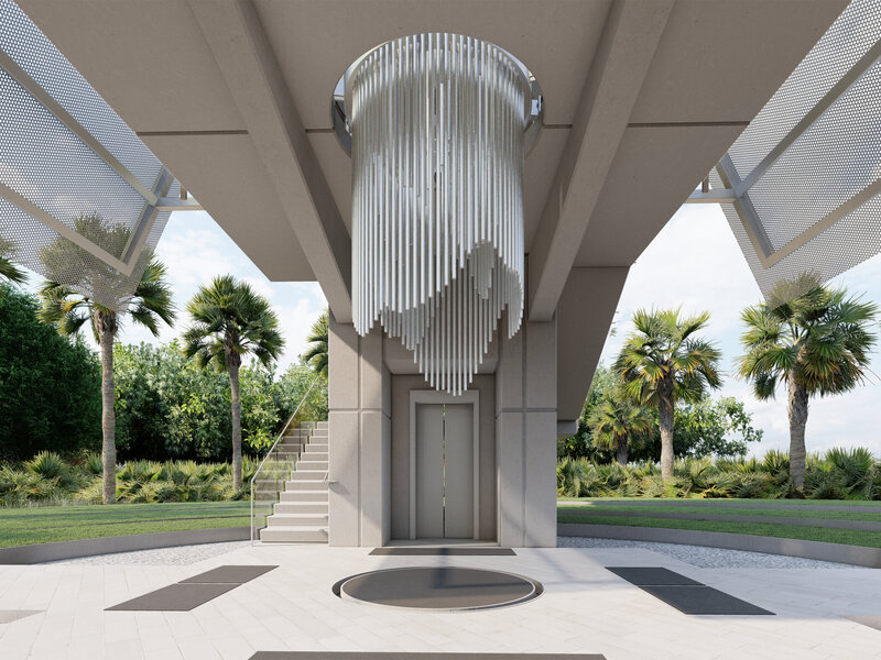 Sweet Sparkman Architecture Beirut Peacekeepers Memorial Tower Landscape 3