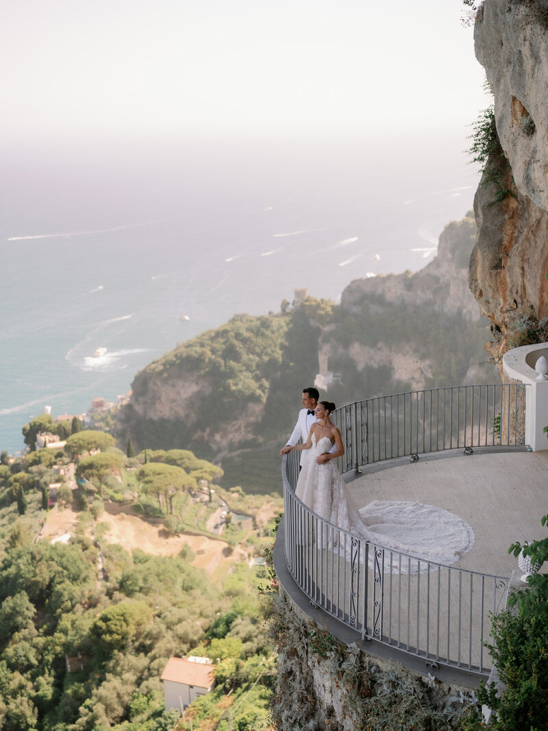 Romantic boat ride along the Amalfi Coast in Italy