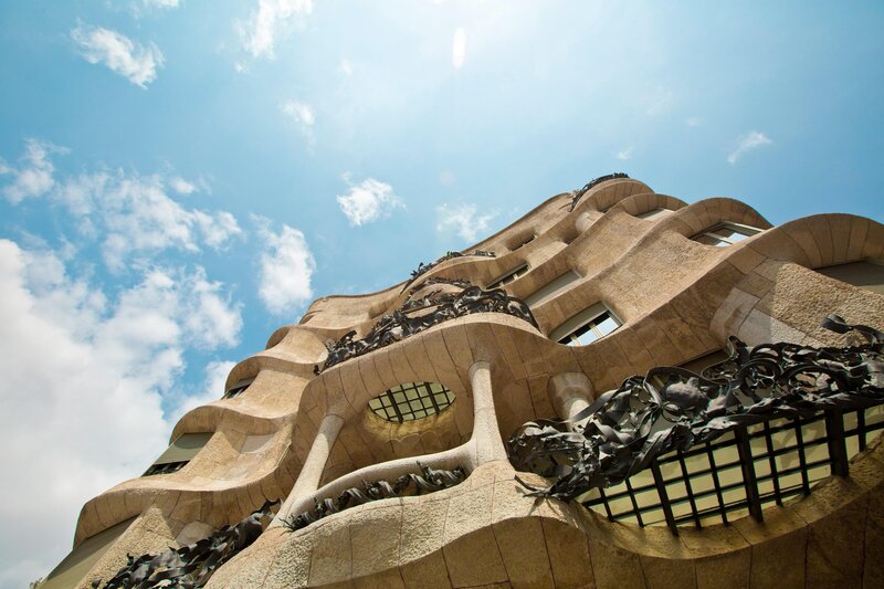 Gaudi building in Barcelona