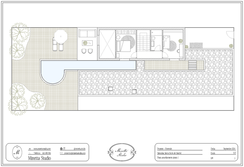 Plano de amueblamiento planta 1