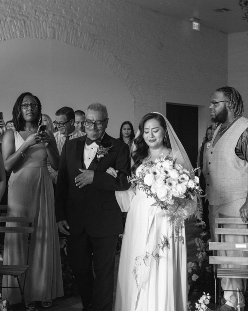 documentary style image of a couple in a austin texas wedding venue