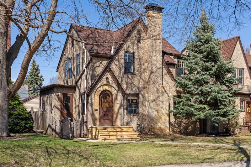 Tudor home exterior in the Twin Cities
