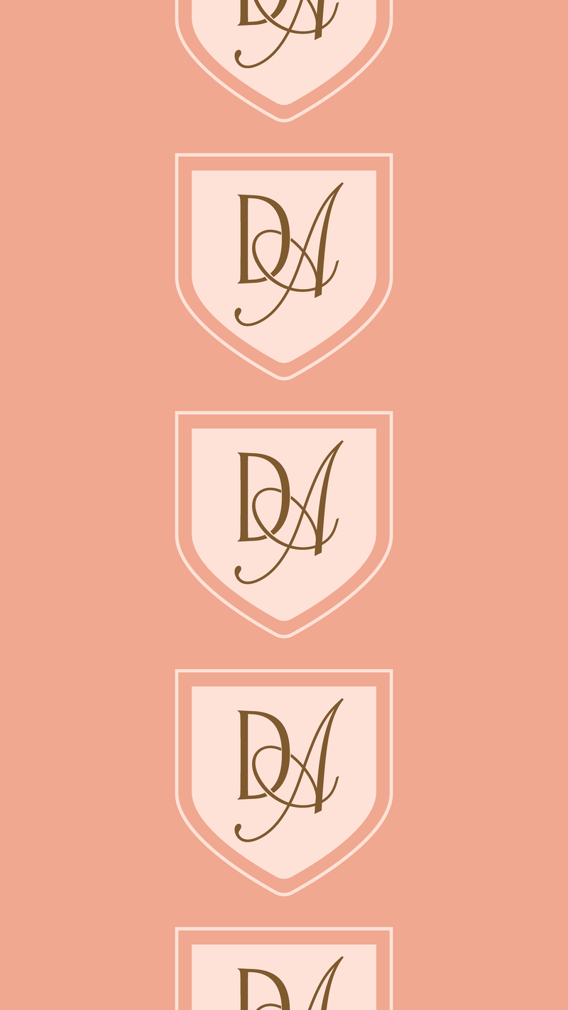 graphic with Develope Academy badges on a pink background