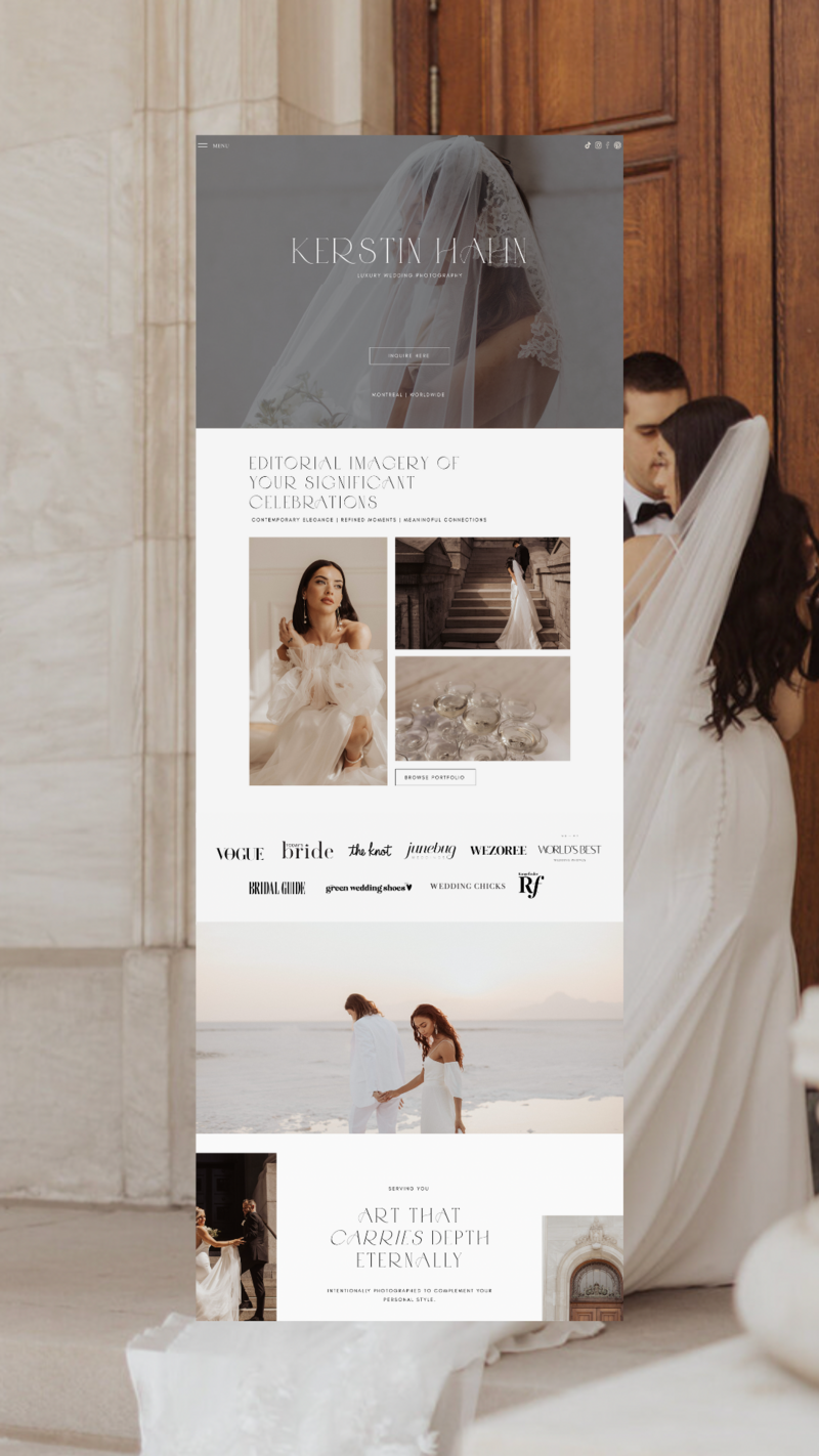 Custom showit Website Design & Branding Services