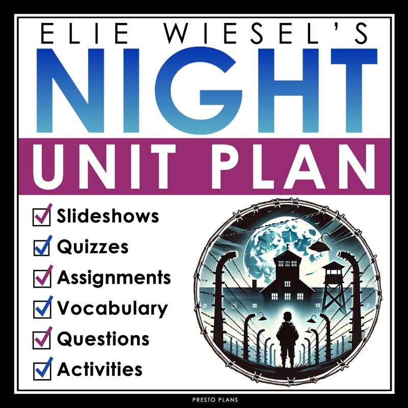 1 Night by Elie Wiesel Unit Plan