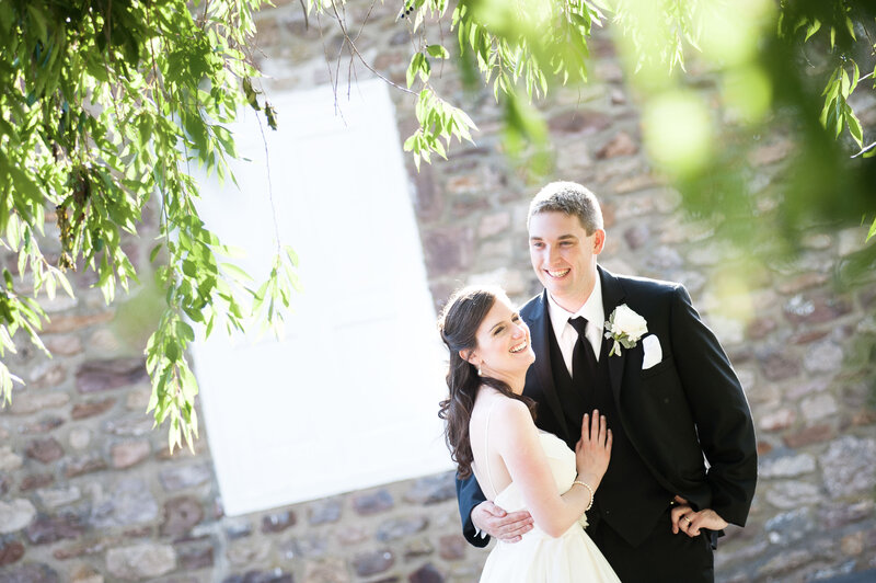 Photo of Happy Wedding Couple in Pennsylvania - Annie Hosfeld Photography