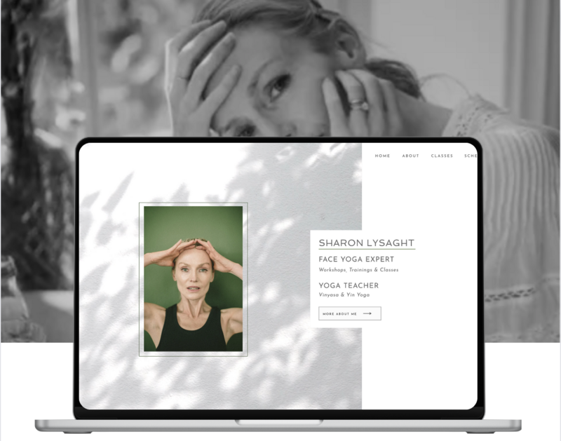Brand Identity and web design for Sharon Lysaght