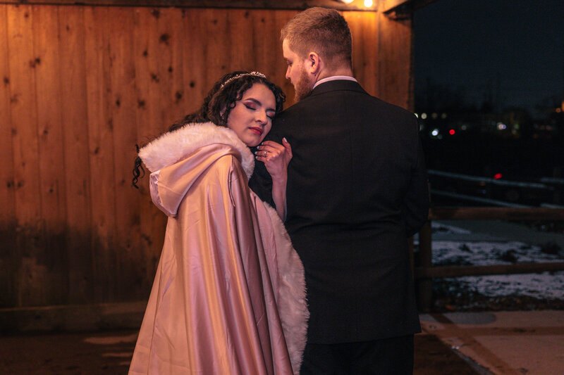 Intimate wedding photos