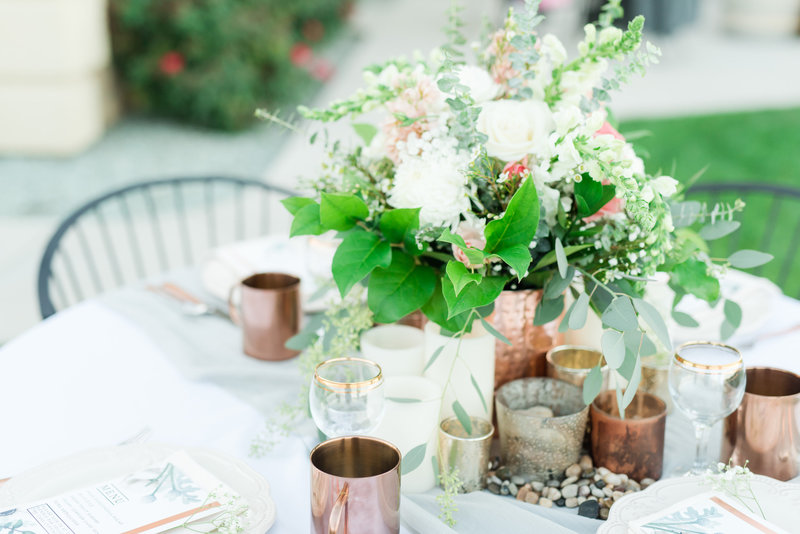 Moscow Mule Wedding Stylized Shoot | Copper with a Twist Wedding – Vantage, WA | Tin Sparrow Events + Misty C Photography