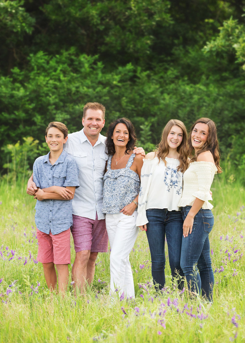 Wildflower Family Session in MN Adam Hommerding Photography