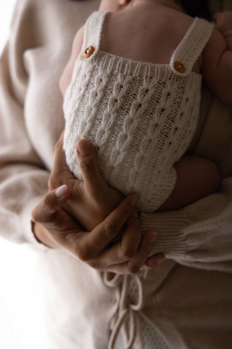 mama and newborn baby boy