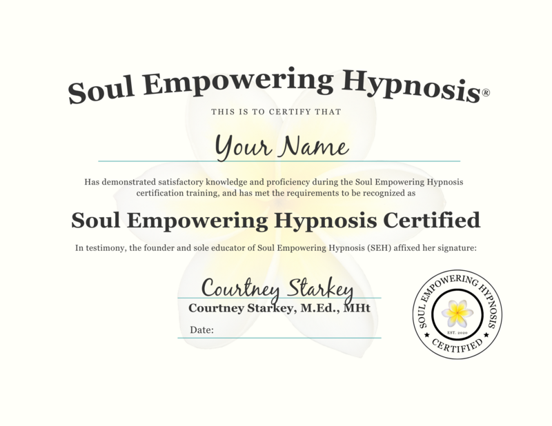 Spiritual Hypnosis Certification Training