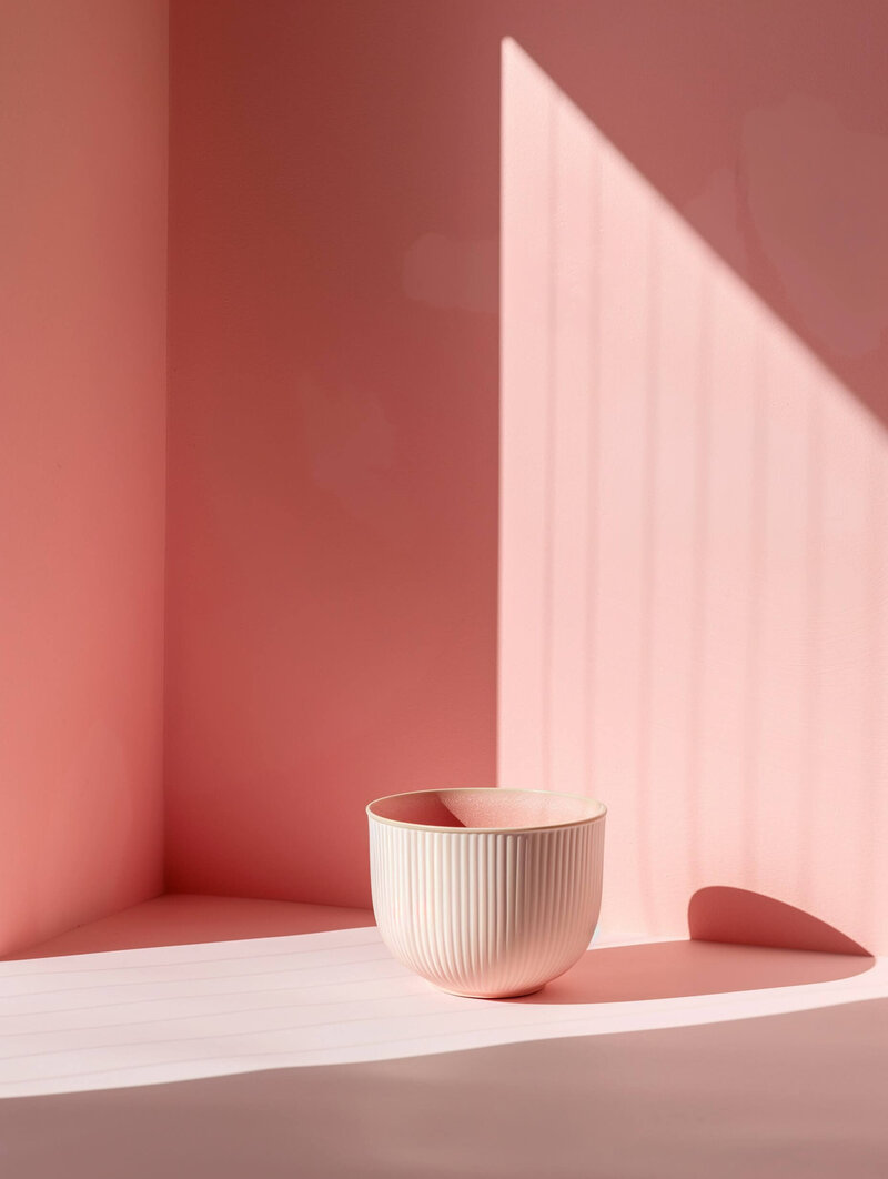 Minimalist Pink Ceramic Bowl 092124