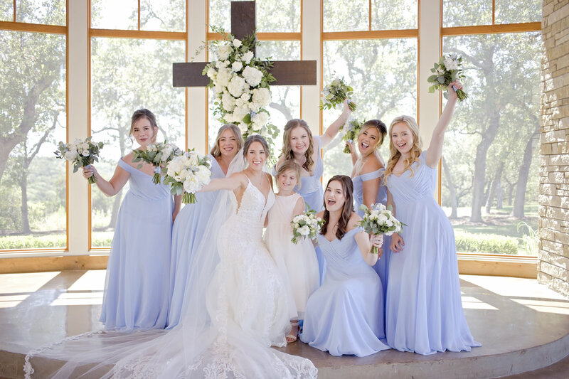bridal party-canyonwood ridge-robin rogers photography